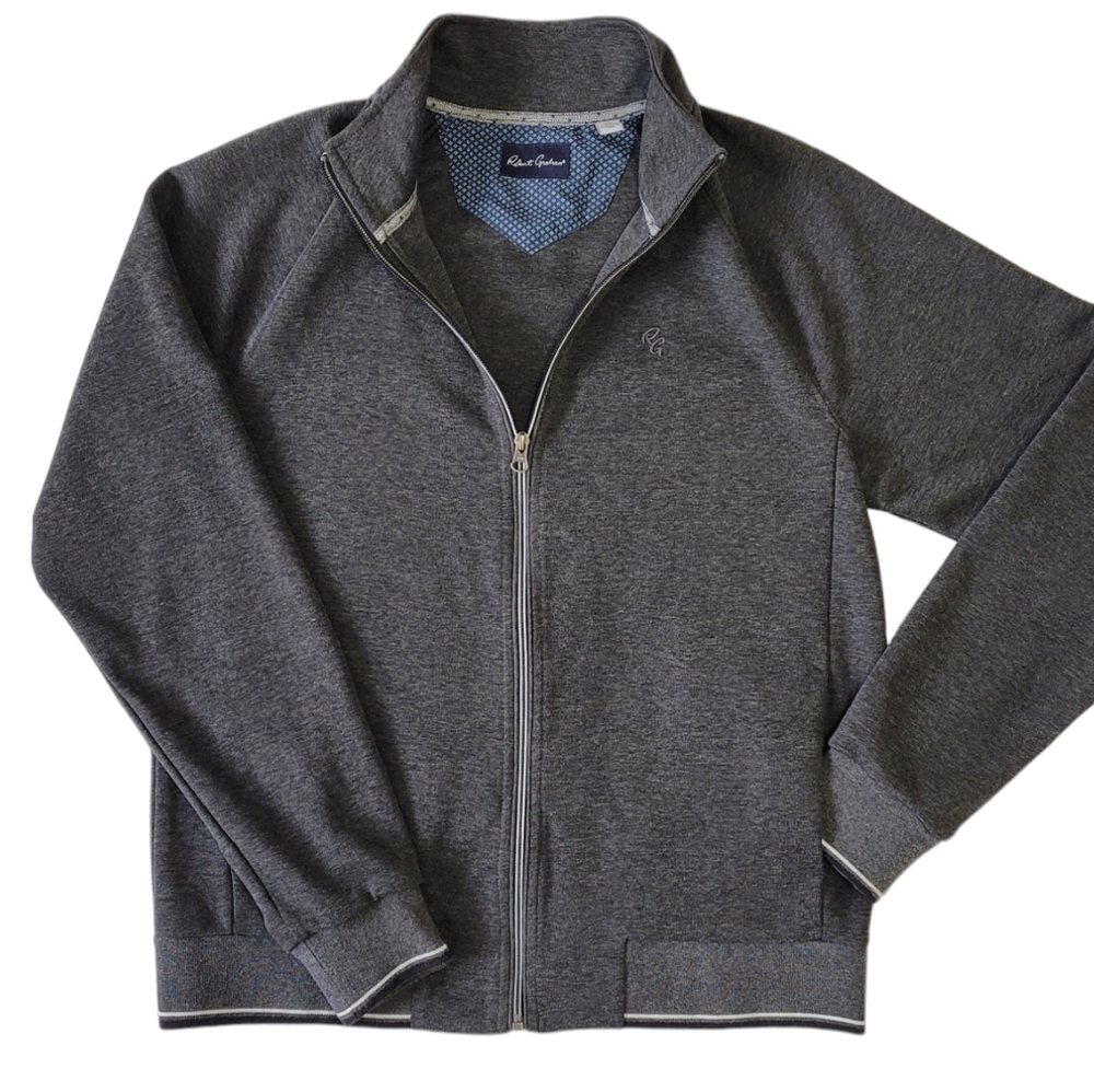 ROBERT GRAHAM Delux Knit Lightweight Full Zip Jacket